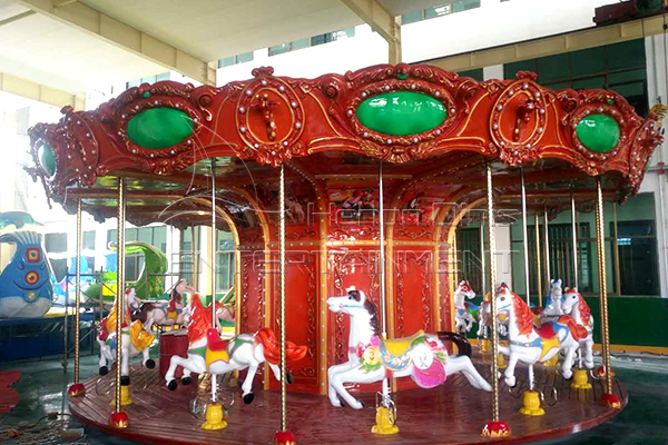 luxury vintage carousel horse merry go round carnival ride in SR supplier