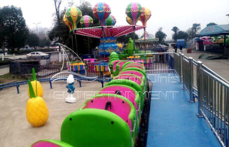 worm roller coaster fiberglass cabins