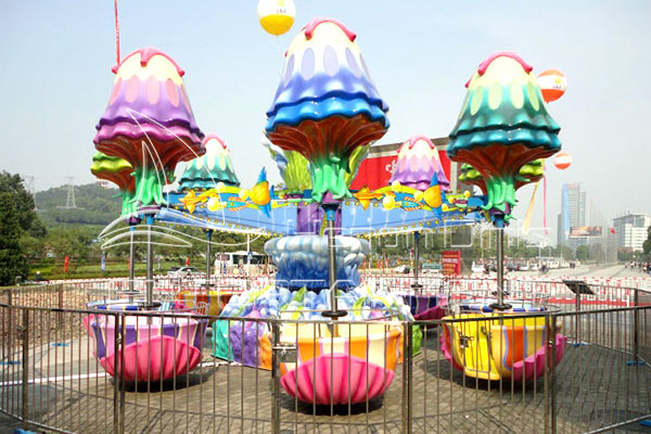 12 seats happy jellyfish fairground ride for sale