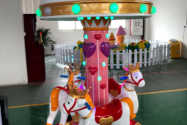 3 seats carousel horse rides for sale for 3-6 years old kids