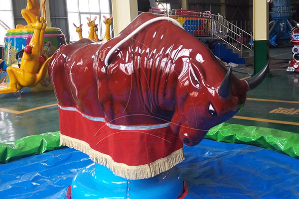 FRP material bull ride manufactured by professional company