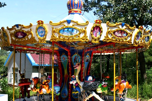 animal carousel ride in your backyard