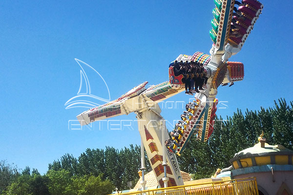 factory price FRP space roller carnival ride rotating in the park