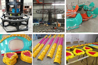 Wave Spinner Ride Spinning chair ride for sale | 12-36 seats | FRP | Dinis factory price