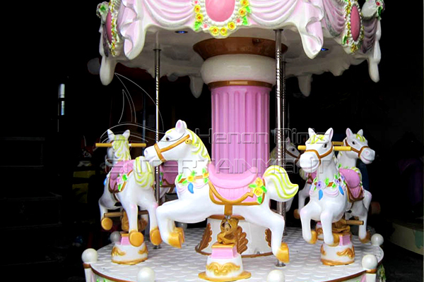 Christmas holiday coin op carousel at reasonable price