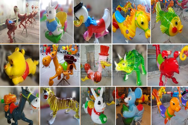 popular carousel ride seats can be customized in our company
