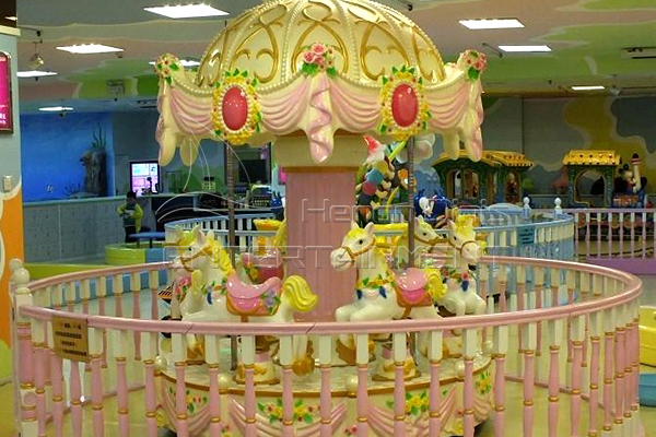 top sale 6 persons merry go round coin operated used in store or indoor playground