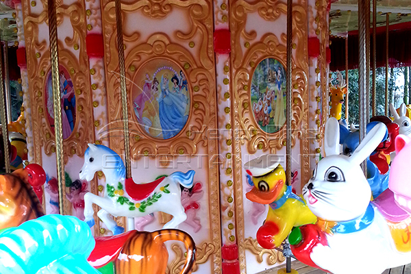 animal themed seats of carousel merry go round for sale