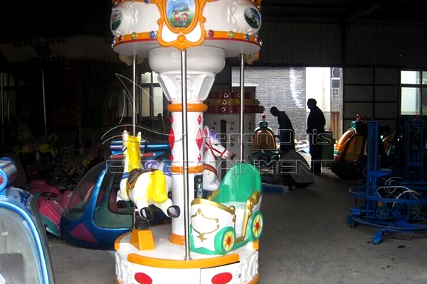 cute animal 3 horse kids carousel for sale