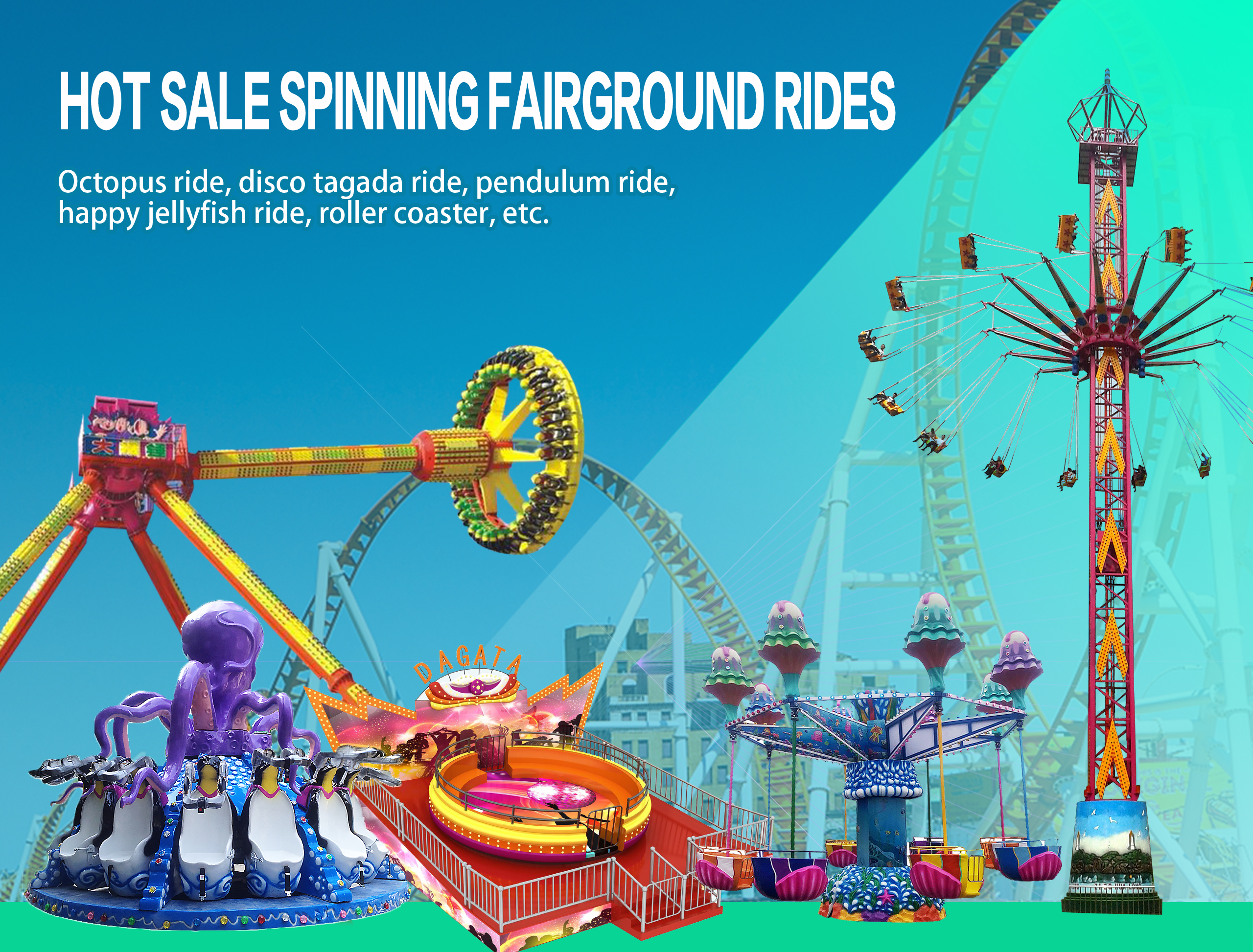 hot sale spinning fairground ride