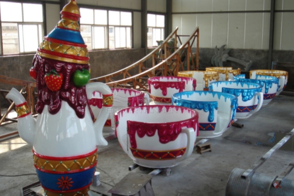 Production of tea cup ride