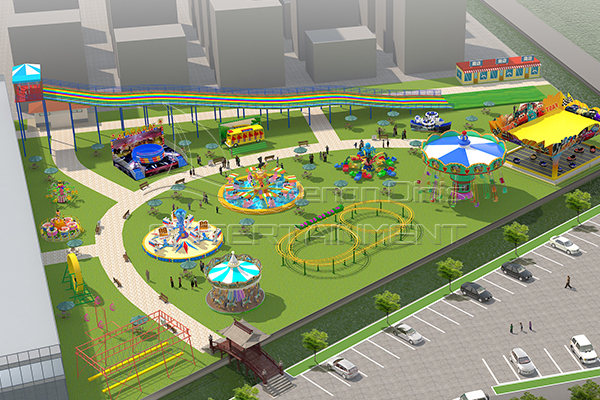 amusement park design for USA customer