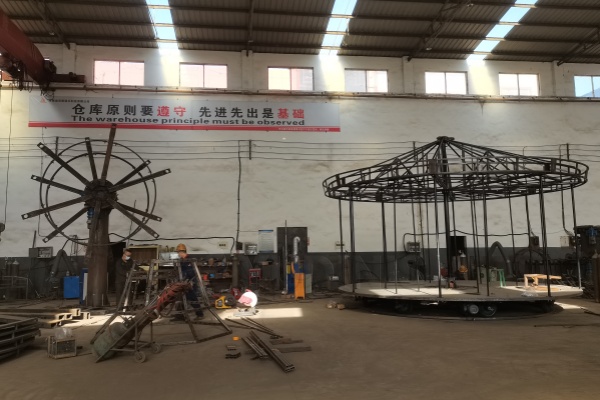 steel structure of carousel